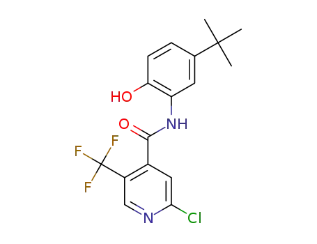 N-(5-tert-butyl-2-hydroxyphenyl)-2-chloro-5-trifluoromethylisonicotinamide