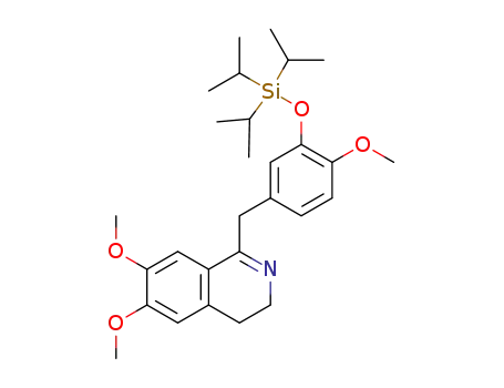 1-(4-methoxy-3-triisopropylsilyloxybenzyl)-6,7-dimethoxy-1,2,3,4-tetrahydroisoquinoline