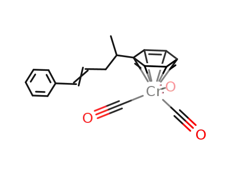 (C<sub>6</sub>H<sub>5</sub>CHCH<sub>3</sub>(CH<sub>2</sub>CHCHC<sub>6</sub>H<sub>5</sub>))Cr(CO)3