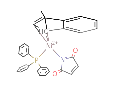 (1-methylindenyl)Ni(PPh<sub>3</sub>)2(maleimidate)