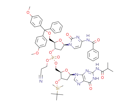 Molecular Structure of 1021543-79-2 (C<sub>60</sub>H<sub>70</sub>N<sub>9</sub>O<sub>14</sub>PSi)