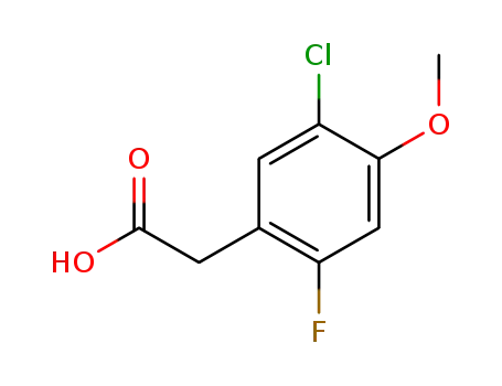2-(5-chloro-2-fluoro-4-methoxyphenyl)acetic acid