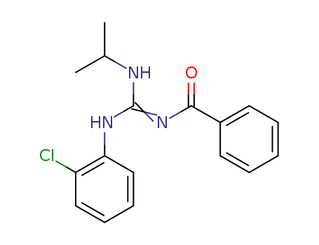 N-isopropyl-N'-(2-chlorophenyl)-N''-benzoylguanidine