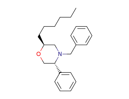 (2S,5R)-4-benzyl-2-hexyl-5-phenylmorpholine