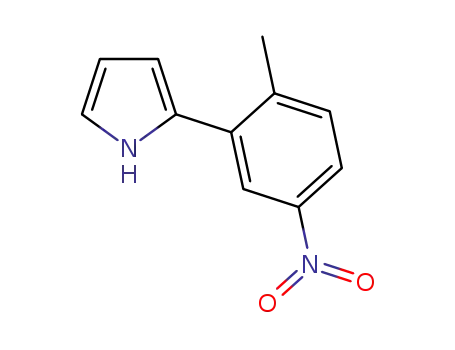 Molecular Structure of 1351556-98-3 (2-(2-methyl-5-nitrophenyl)-1H-pyrrole)