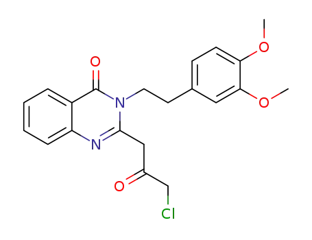 2-(3-chloro-2-oxopropyl)-3-[2-(3,4-dimethoxyphenyl)ethyl]quinazolin-4(3H)-one
