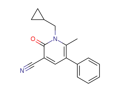 1-cyclopropylmethyl-2-oxo-5-phenyl-1,2-dihydropyridine-3-carbonitrile