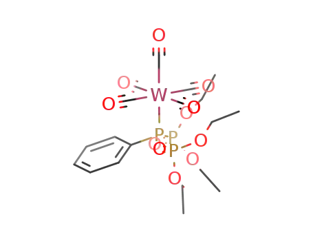 bis((O,O-diethyl)phosphonato)phenylphosphine tungsten pentacarbonyl