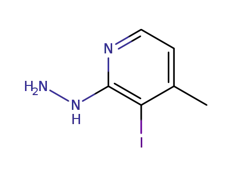 Molecular Structure of 1192744-67-4 (2-hydrazinyl-3-iodo-4-methylpyridine)