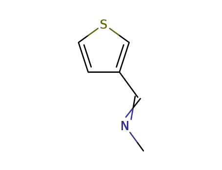 Molecular Structure of 124416-00-8 (Methanamine, N-(3-thienylmethylene)-)