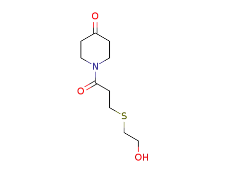 1-[3-(2-hydroxyethylthio)propanoyl]piperidin-4-one