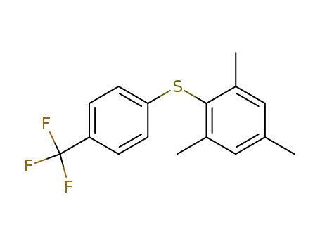 1,3,5-trimethyl-2-{[4-(trifluoromethyl)phenyl]sulfanyl}benzene