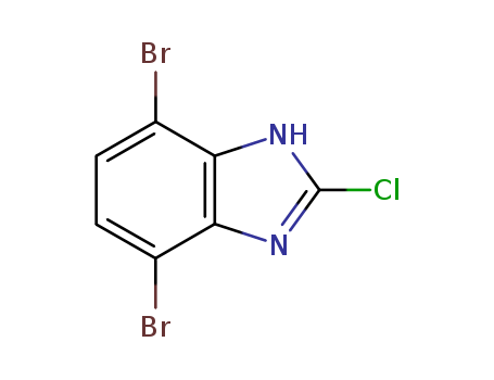 4,7-dibromo-2-chloro-1H-benzo[d]imidazole