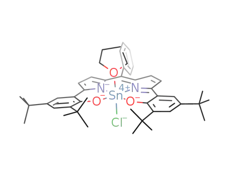 [(1,9-bis(3,5-di-tert-butyl-2-hydroxyphenyl)-5-phenyldipyrrin(-3H))SnCl(tetrahydrofuran)]