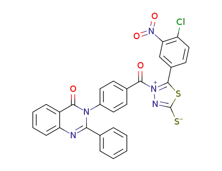 2-(4-chloro-3-nitrophenyl)-3-[4-(4-oxo-2-phenylquinazolin-3(4H)-yl)benzoyl]-1,3,4-thiadiazolium-5-thiolate
