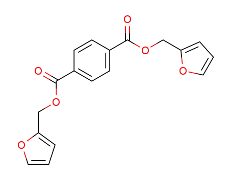 Molecular Structure of 26347-56-8 (1,4-Benzenedicarboxylic acid, bis(2-furanylmethyl) ester)