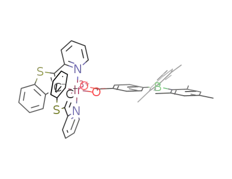 [Ir(2-(2-benzothienyl)pyridinato-C<sub>2</sub>,N)2(OOCC<sub>6</sub>H<sub>4</sub>B(C<sub>6</sub>H<sub>2</sub>(CH<sub>3</sub>)3)2)][tetraethylammonium]