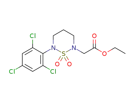 C<sub>13</sub>H<sub>15</sub>Cl<sub>3</sub>N<sub>2</sub>O<sub>4</sub>S