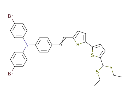 C<sub>33</sub>H<sub>29</sub>Br<sub>2</sub>NS<sub>4</sub>