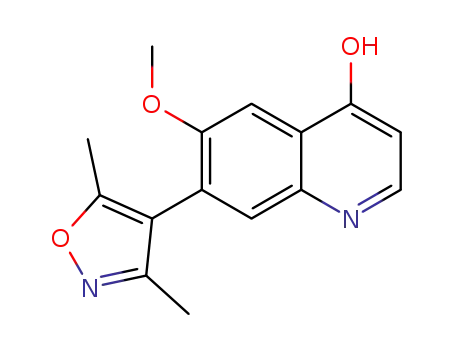 7-(3,5-dimethylisoxazol-4-yl)-6-methoxyquinolin-4-ol
