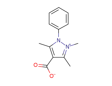 2,3,5-trimethyl-1-phenylpyrazolium-4-carboxylate