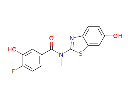 4-fluoro-3-hydroxy-N-(6-hydroxy-1,3-benzothiazol-2-yl)-N-methylbenzamide