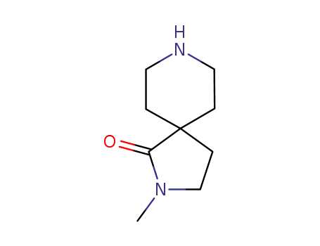 Molecular Structure of 546093-44-1 (2,8-Diazaspiro[4.5]decan-1-one, 2-Methyl-)