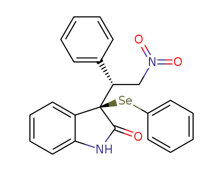 (R)-[3-[((R)-2-nitro-1-phenylethyl)-3-(phenylselanyl)]indolin-2-one]