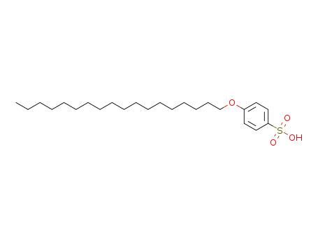Molecular Structure of 1245745-24-7 (4-(octadecyloxy)benzenesulfonic acid)
