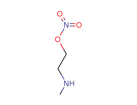 Molecular Structure of 145459-15-0 (N-methyl-2-ethanolamine O-nitrate)