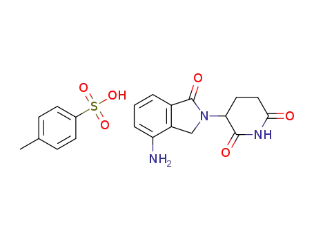 3-(4-amino-1-oxo-1,3-dihydro-isoindol-2-yl)piperidine-2,6-dione p-toluenesulfonate