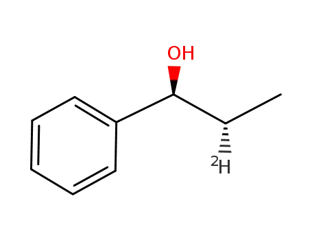Molecular Structure of 135637-10-4 ((1S,2S)-<2-2H>-1-phenylpropan-1-ol)