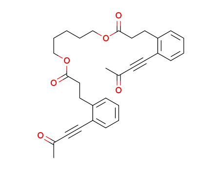 pentane-1,5-diyl bis(3-(2-(3-oxobut-1-ynyl)phenyl)propanoate)