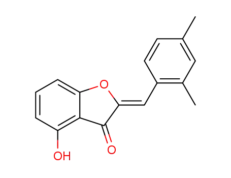 (Z)-2-(2,4-dimethylbenzylidene)-4-hydroxybenzofuran-3(2H)-one