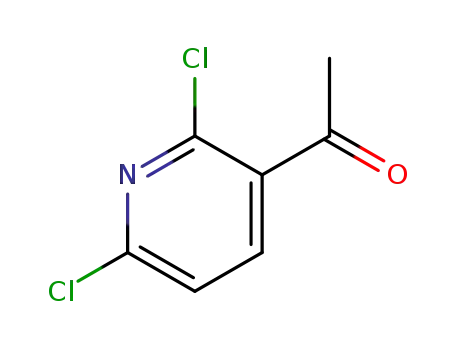 Molecular Structure of 412018-50-9 (1-(2,6-Dichloropyridin-3-yl)ethanone)