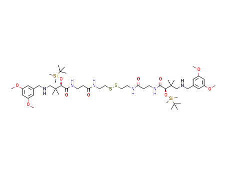 C<sub>52</sub>H<sub>92</sub>N<sub>6</sub>O<sub>10</sub>S<sub>2</sub>Si<sub>2</sub>
