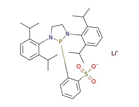 lithium (2-[1,3-di-(2,6-diisopropyl)phenyl]-1,3,2-diazaphospholidin-2-yl)benzenesulfonate
