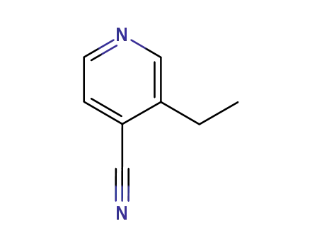 Molecular Structure of 13341-18-9 (3-Ethylisonicotinonitrile)
