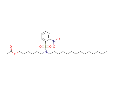 N-(6-acetyloxyhexyl)-N-tetradecyl-2-nitrobenzenesulfonyl amide