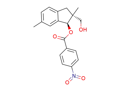 (1S,2R)-2,3-dihydro-2-(hydroxymethyl)-2,6-dimethyl-1H-inden-1-yl 4-nitrobenzoate