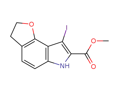 methyl 8-iodo-3,6-dihydro-2H-furo[2,3-e]indole-7-carboxylate