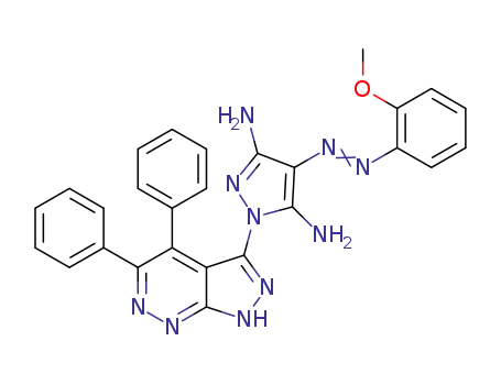 C<sub>27</sub>H<sub>22</sub>N<sub>10</sub>O