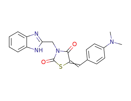 2-{[5-(4-dimethylaminobenzylidene)-2,4-dioxothiazolidin-3-yl]methyl}-1H-benzimidazole