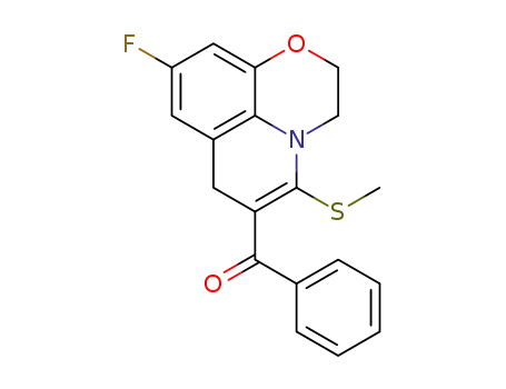(8-fluoro-4-methylsulfanyl-2,3-dihydro-6H-1-oxa-3a-azaphenalen-5-yl)phenylmethanone