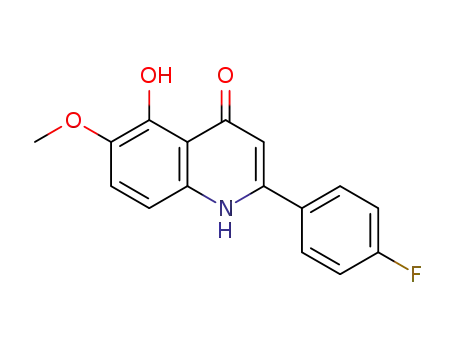 2-(4-fluorophenyl)-5-hydroxy-6-methoxyquinolin-4-one