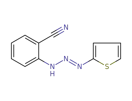 1-(2-cyanophenyl)-3-(2-thienyl)triaz-2-ene