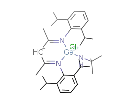(2,6-iPr<sub>2</sub>C<sub>6</sub>H<sub>3</sub>)NC(Me)CHC(Me)N(2,6-iPr<sub>2</sub>C<sub>6</sub>H<sub>3</sub>)Ga(NHtBu)Cl