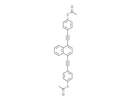 1,4-bis[(4-acetylthiophenyl)ethynyl]naphthalene
