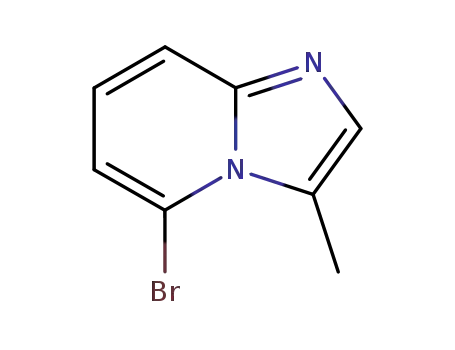 Molecular Structure of 4926-54-9 (5-broMo-3-MethylH-iMidazo[1,2-a]pyridine)