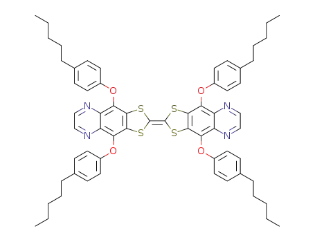 2-[4,9-bis(4-pentylphenoxy)-1,3-dithiolo[4,5-g]quinoxalin-2-ylidene]-4,9-bis(4-pentylphenoxy)-1,3-dithiolo[4,5-g]quinoxaline